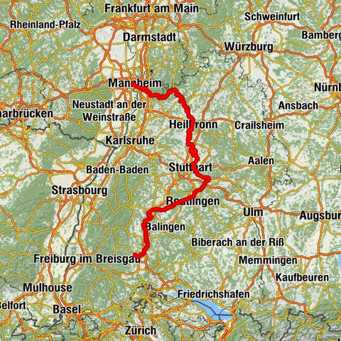 Neckar Valley Cycle Route