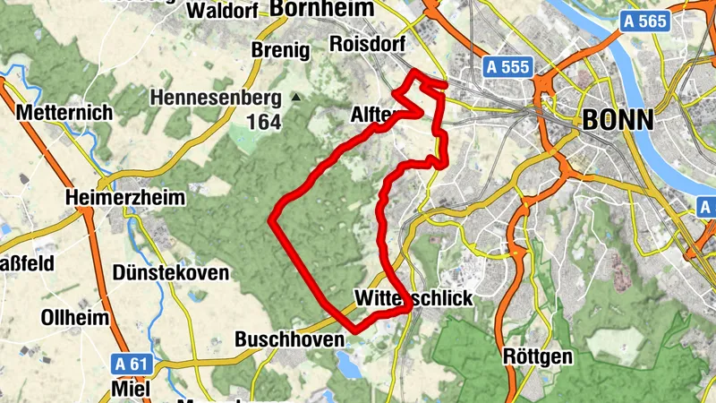 Schleife Alfter - Rheinische Apfelroute