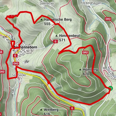 Fotoroute Oberhenneborn - Landschaft im Fokus