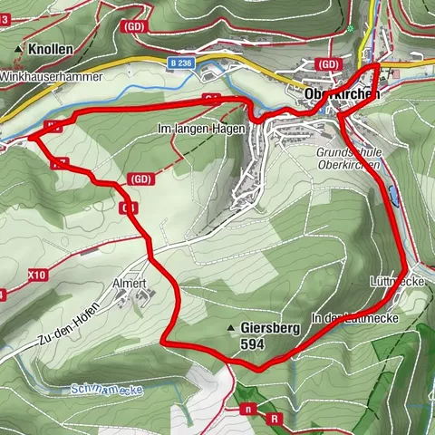 Winterwanderweg Oberkirchen