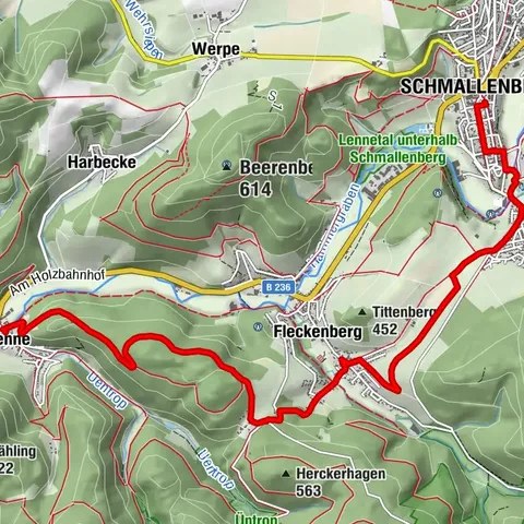 Von Lenne nach Schmallenberg (ÖPNV-Tour)