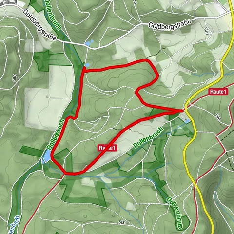 Von der Vorspanneiche in den Dollenbruch (A2)