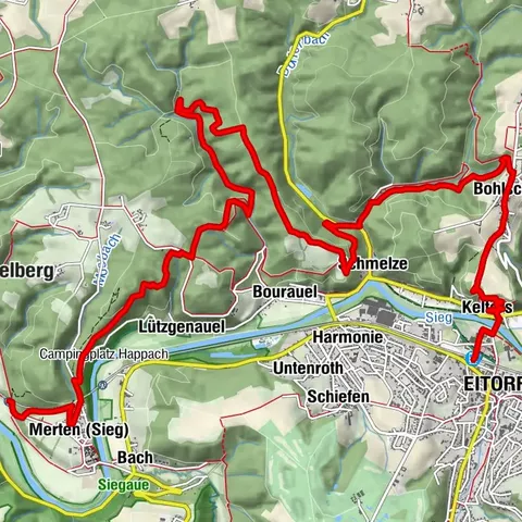 Natursteig Sieg | Etappe 04 | Merten–Eitorf