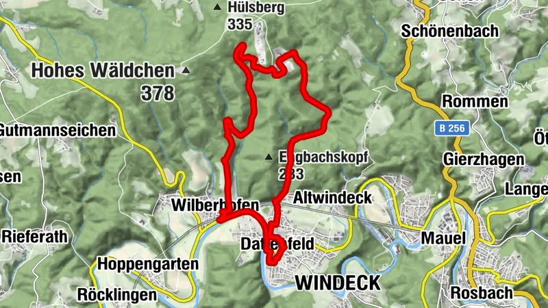 Erlebnisweg Sieg | Pulvermühlenweg | Windeck