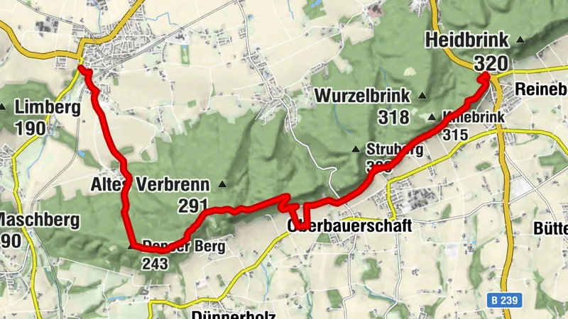 Mühlensteig (Etappe 1 - von Preußisch Oldendorf - Bad Holzhausen bis Horsts Höhe)