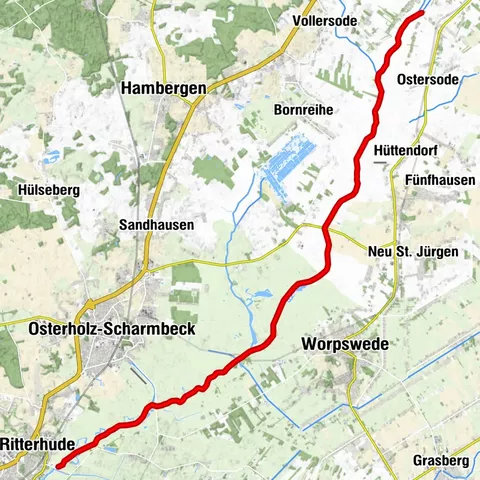 Wasserwandern auf der Hamme