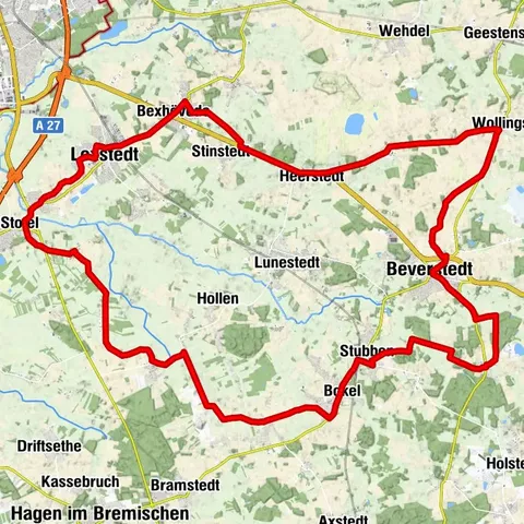 De Luun - Radrundweg über die Lune