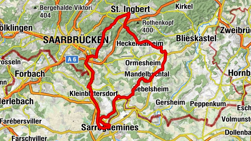 Radtour Gärten mit Geschichte - Große Gartenrunde über luftige Höhen - West