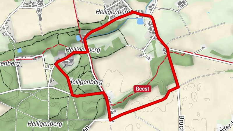 Heiligenberg-Blaue Strecke