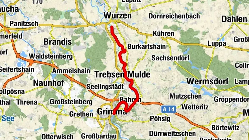 Schlauchboottour von Grimma nach Wurzen (Vereinigte Mulde)