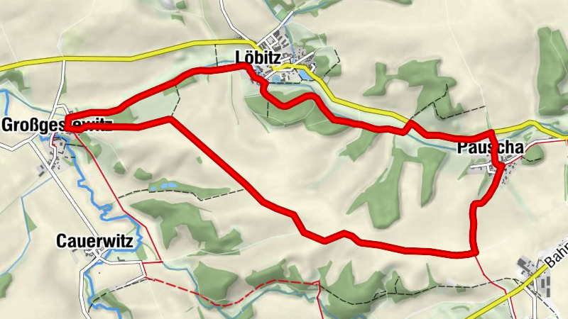 Rundweg Pauscha Löbitz Großgestewitz