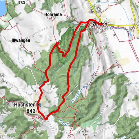Durch den Zußdorfer Wald