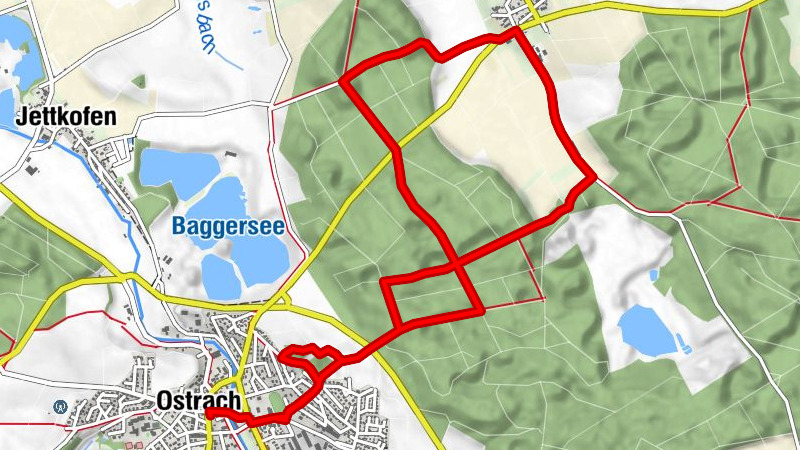 Ostrach - zwischen Kies und Landwirtschaft