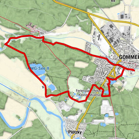 Seentour rund um Gommern