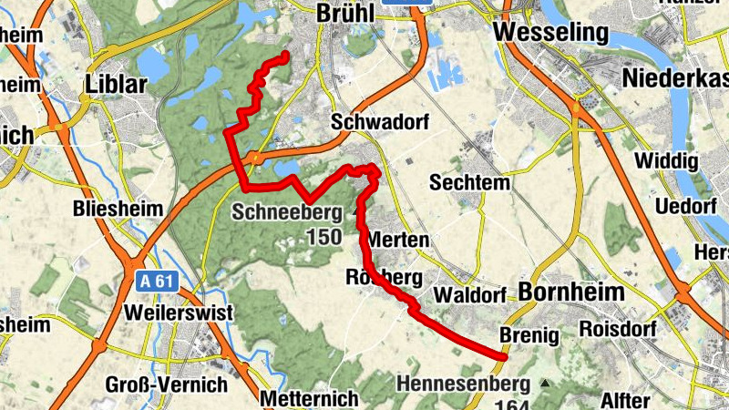 Römerkanal-Wanderweg 6. Etappe