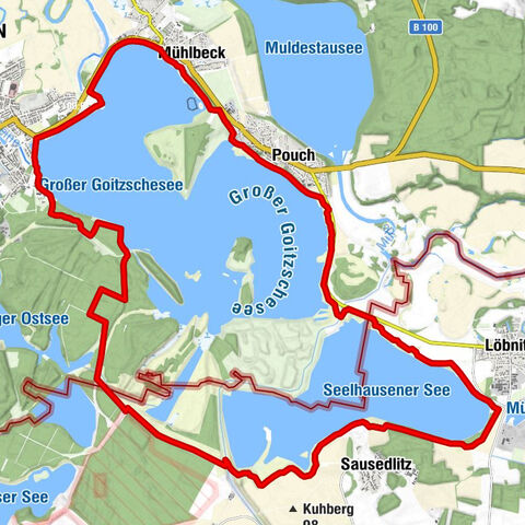 Goitzschesee - Rundweg