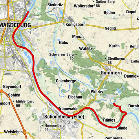 Mit dem Kanu von Pretzien nach Magdeburg