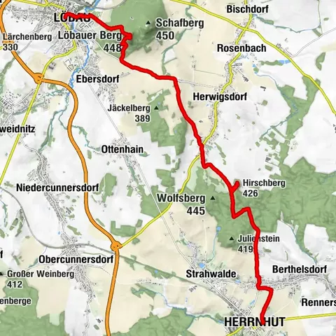 Via Sacra - von Herrnhut nach Löbau