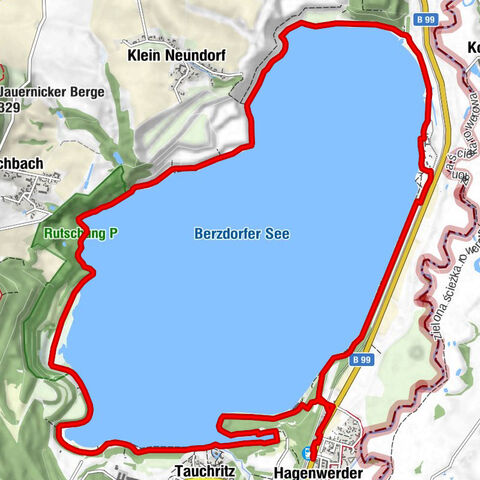 Walking-tour around Berzdorf Lake