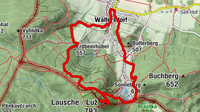 Über den Naturlehrpfad auf den Gipfel der Lausche