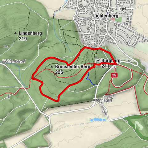 Burgruine Lichtenberg und Geopfad