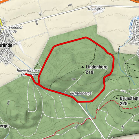 Von Osterlinde um den Lindenberg