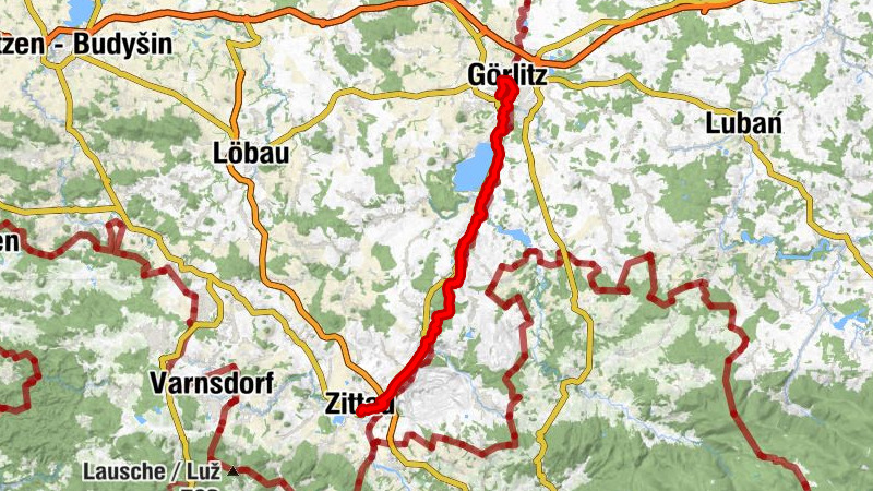 Via Sacra Radpilgerroute von Görlitz nach Zittau