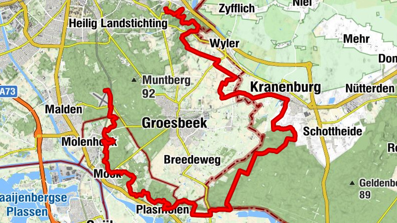 Walk of Wisdom (Beek-Kranenburg-Milsbeek-Mookerheide-Heumense Schaans-Groesbeek)