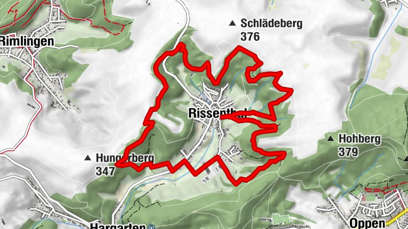 Hiking Route on 16 August 2023