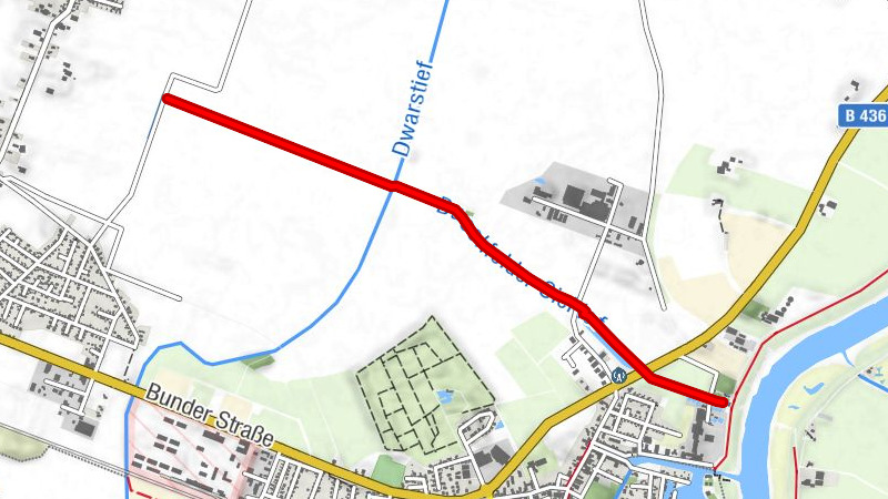 Kanutour von Weener zum Pausenanleger Middelweg