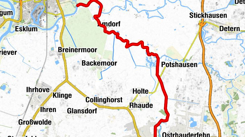 Kanutour von Leer nach Rhauderfehn