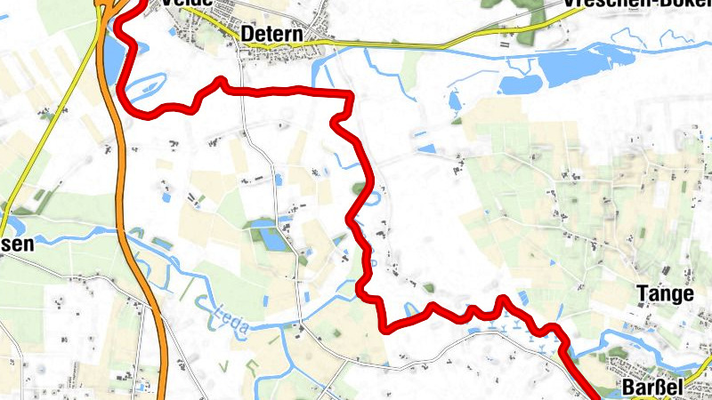 Kanutour von Barßel nach Stickhausen