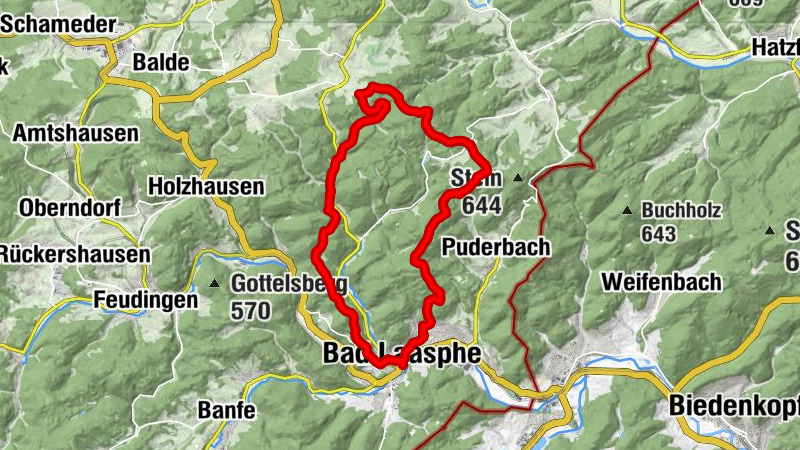 L6 - Ortswanderweg Bad Laasphe "Horst bei Sassenhausen"