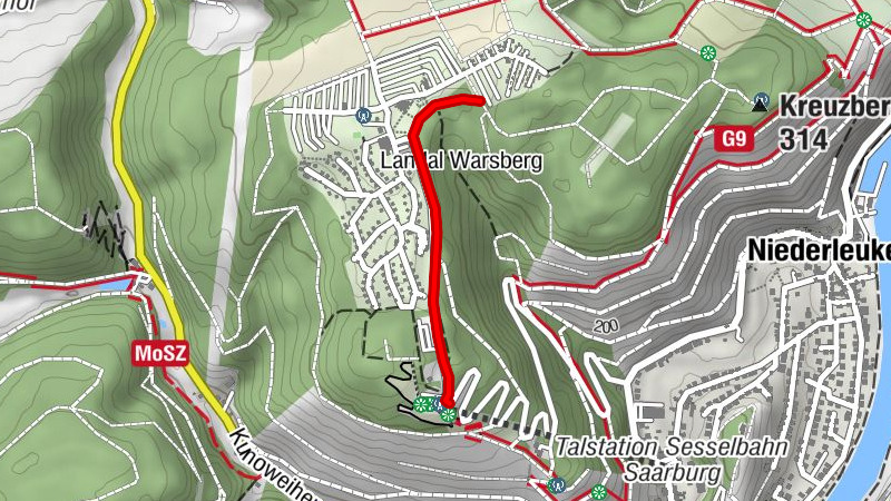 Warsberg walking trail