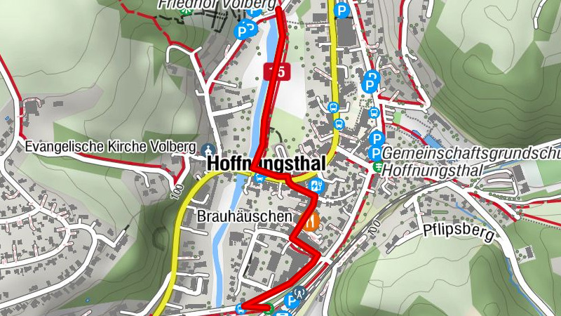 Zuweg Rösrath-Hoffnungsthal