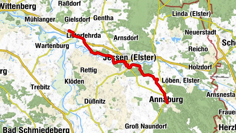 Elberadeltag - Tour 7 Von Annaburg nach Elster (Elbe)