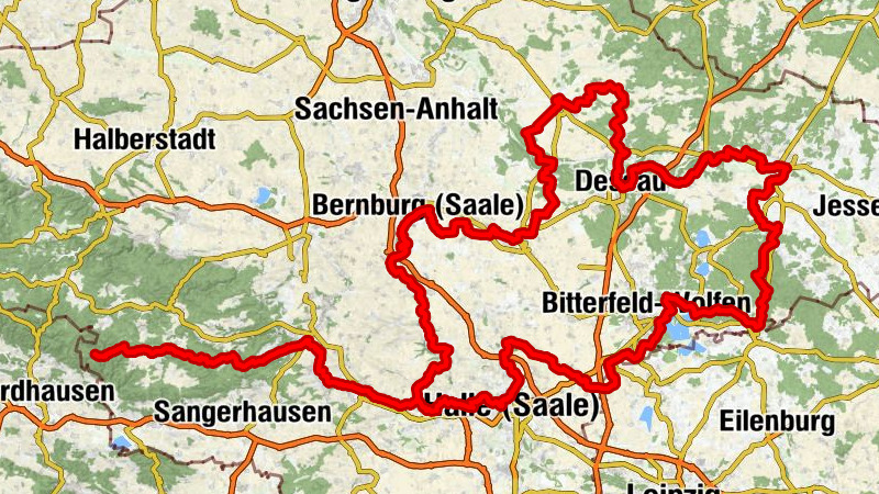 Lutherweg in Sachsen-Anhalt