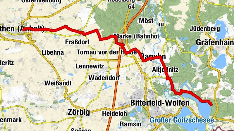 WelterbeRadeltag 2023 Tour 4 Von Köthen (Anhalt) nach Schlaitz