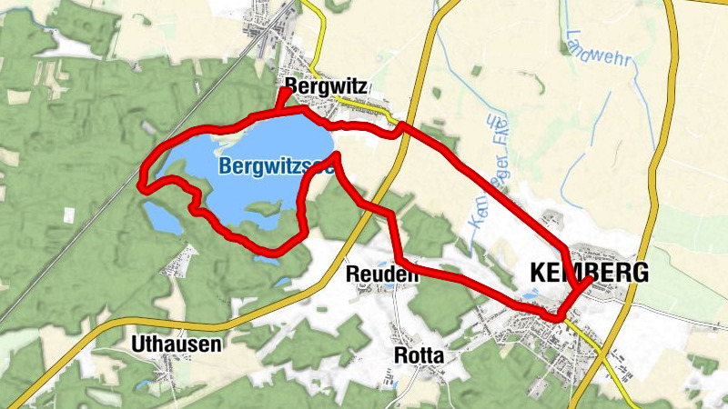Bergwitzsee Rundweg