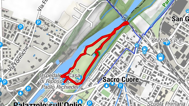 Palazzolo sull'Oglio parco Metelli , Lombardia/Italia