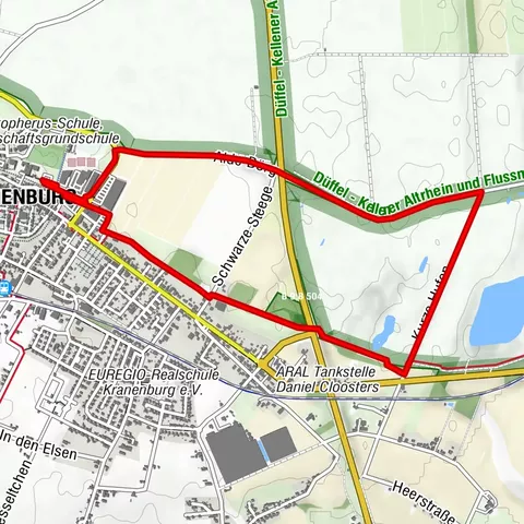 Laufstrecke 4 Kranenburg