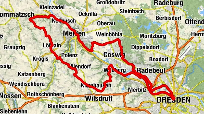 Mit dem Rennrad durchs Meißner Hochland