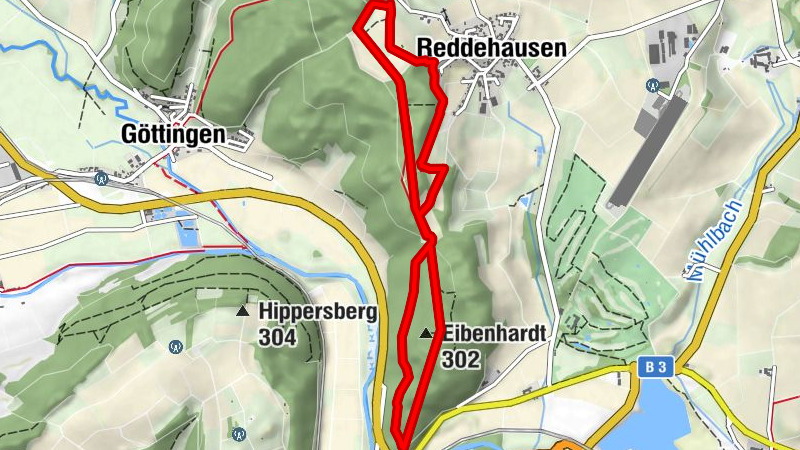 Eibenhardtpfad bei Cölbe