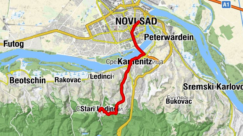 ST325 Stari Ledinci - Novi Sad