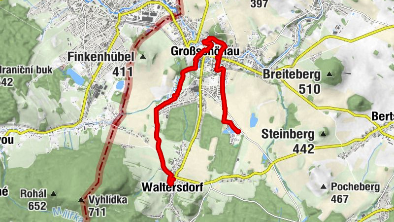 Barrierefreie Route durch Großschönau und Waltersdorf