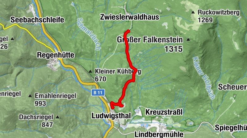 Im Tal zum Haus zur Wildnis