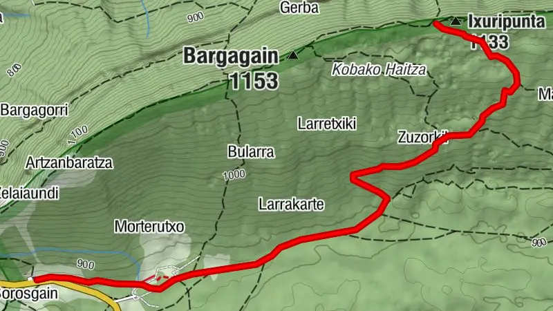 Urbasa - Ixuripunta - Altsasuko Mugako Bretxa