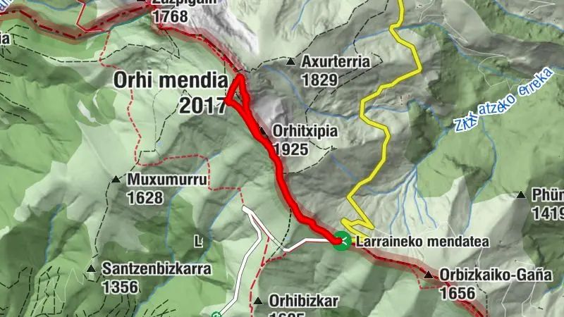 Larrau - Orhitxipia - Orhi - Ochagavía/Otsagabia