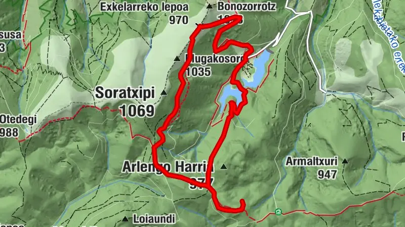 Ultzama - Zumardenako lepoa - Exkelarreko lepoa - Urroz