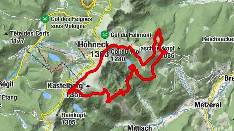 Trail: Le Gaschney - Between peaks and lakes